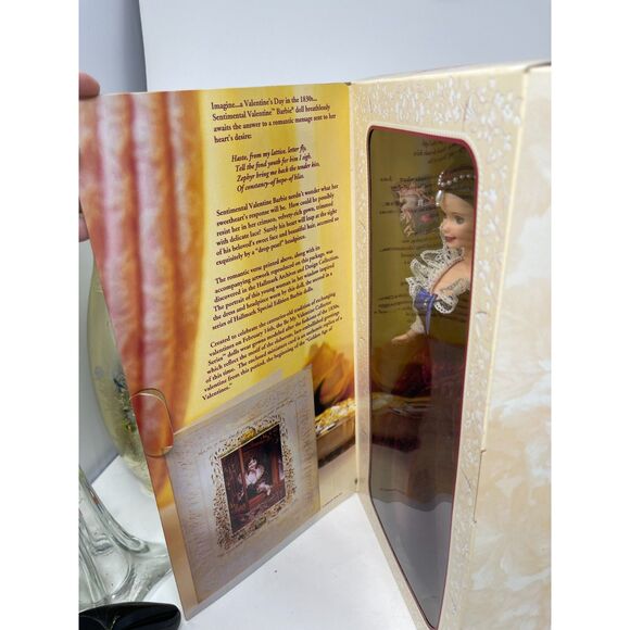 1996 Sentimental Valentine Victorian Barbie Doll Hallmark SE, Downton Abbey - Picture 4 of 7